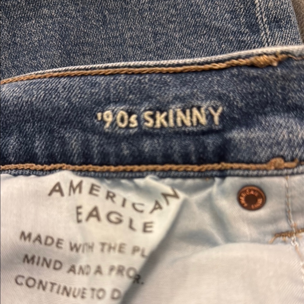 American Eagle Outfitters Blue Skinny Jeans #492 - Picture 8 of 11